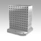 Tombstones, grey cast iron, double-sided, with grid holes