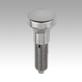 Indexing plungers, stainless steel, without collar, with stainless steel mushroom grip, no locknut - inch