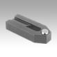 Clamp straps with flattened ball