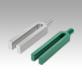 Clamp straps open U DIN 6315 C, round pin, steel or aluminium