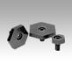 Fixture clamps unequal hexagon