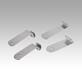 Catch plates for latches with draw bail