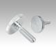 Knurled screws low head steel and stainless steel, DIN 653