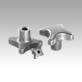 Palm grips DIN 6335, grey cast iron, inch