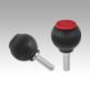 Grip balls with external thread, inch