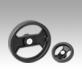 Handwheels 2-spoke plastic, inch