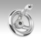 Handwheels DIN 950, aluminium, with revolving grip - inch