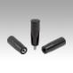 Taper grips, plastic (thermoset), threaded insert electro zinc-plated steel