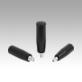 Cylindrical grips revolvingwith hexagon socket