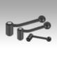 Tension levers with internal thread, inch