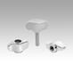 Wing grips "Miniwing" stainless steel, inch