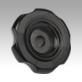 Handwheels, plastic (thermoset), with hole, inch