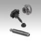Grub screws and pressure pads