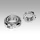 Slotted nuts with elastic lock