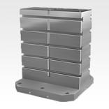 Tombstones, grey cast iron, double-sided, with T-slots