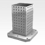 Workholding cubes, grey cast iron with grid holes