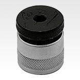 Screw rest with flat face and magnetic foot, aluminium