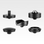 Screw rest inserts spherical, centring disc, prism, locating pin, revolving ball