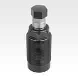 Support elements, hydraulic, screw-on single-acting with spring return