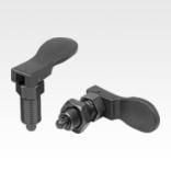 Indexing plungers steel, with cam lever