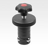 Locating cylinders Ball Lock, steel with star grip