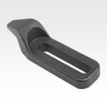 Clamp straps gooseneck narrow, steel