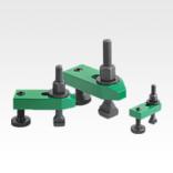 Clamp straps with screws