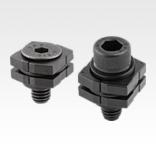 Wedge clamps, steel, with wedge faces