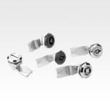 quarter-turn lock, zinc housing and actuator, chromium-plated or black powder-coated
