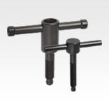 T-thrust screwswith fixed or sliding T-bar, DIN 6304 or DIN 6306