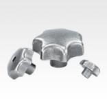 Star grips grey cast iron, DIN 6336, inch