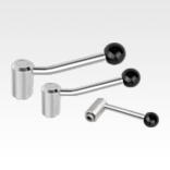Tension levers internal thread, stainless steel, inch