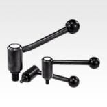 Tension levers with external thread, inch