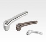 Clamping levers, electropolished or abrasive blasted stainless steel, with internal thread, threaded insert stainless steel - inch