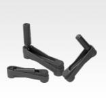 Crank handles with fold-down cylinder grip, without keyway - inch