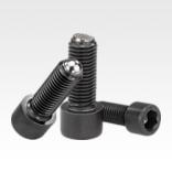 Ball-end thrust screws with head