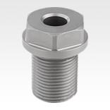 Receiver bushes for ball lifting pins, stainless steel