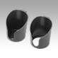 Cup holder plastic for aluminium profiles, closed or open