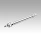 Pneumatic round cylinders DIN ISO 6432, double-acting with magnetic piston