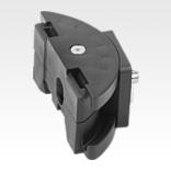 Swivel adapter, plastic for profile slots