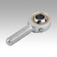 Rod ends with plain bearing external thread, steel, DIN ISO 12240-1 can be re-lubricated