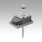 Levelling wedges with adhesive anchor