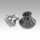 Swivel feet with vibration absorption - inch
