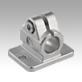 Tube clamps flange, stainless steel
