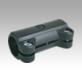 Tube clamps straight, plastic