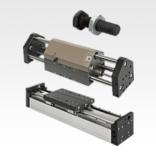 Linear modules pneumatic with two round guides
