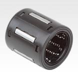 Linear ball bearing, plastic, compact, self-aligning