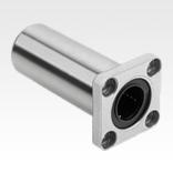 Linear ball bearing with square flange, double bearing
