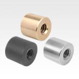 Trapezoidal thread nuts, round double-start, RH thread