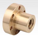 Trapezoidal thread flange nuts single-start, RH or LH thread
